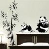 Panda and Bamboo Wall Sticker